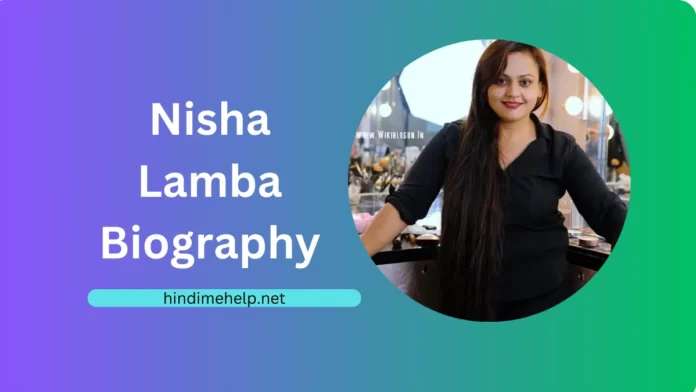 nisha lamba biography